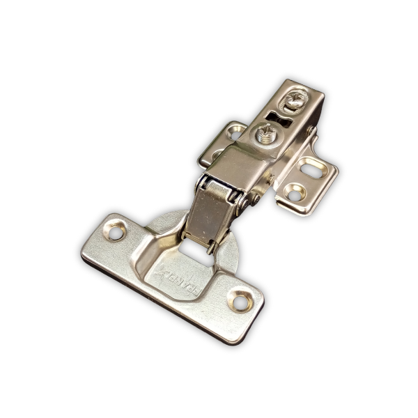Dobradiça 35mm com pistão ligth curva calço fixo Franfix